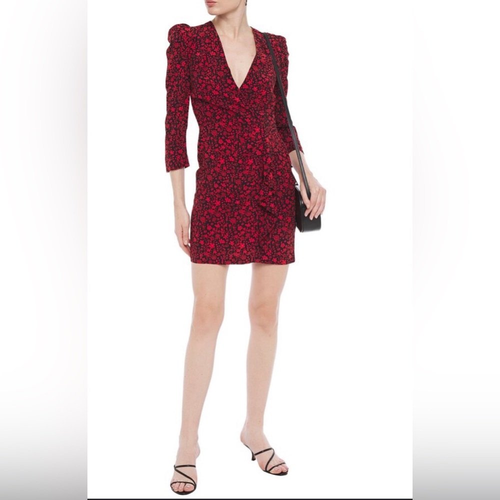 Maje Floral Print Dress